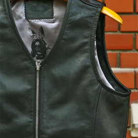 SSDD LEATHER UNDER VEST