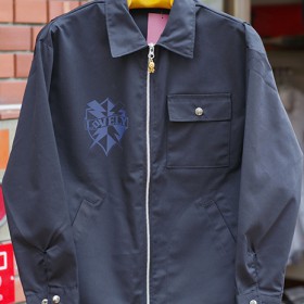 LOVELY CREST/SKULL WORK JACKET