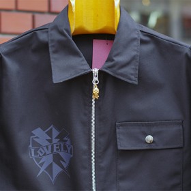 LOVELY CREST/SKULL WORK JACKET