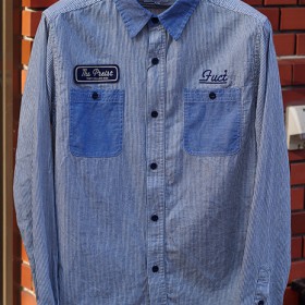 DUO TONE HICKOR L/S SHIRT