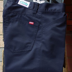 NARROW STRAIGHT T/C PANTS