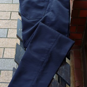 NARROW STRAIGHT T/C PANTS