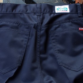 NARROW STRAIGHT T/C PANTS