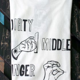 DIRTY MIDDLE FINGER CLUB S/S T-SHIRTS