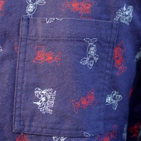 FUCT MAN PRINT FLANNEL L/S SHIRT