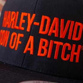 HARLEY DAVID SON OF A BITCH SNAP BACK