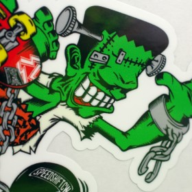 SAM'S MC FRANKEN STICKER