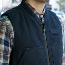 SSDD GARMENT DYED UTILITY VEST