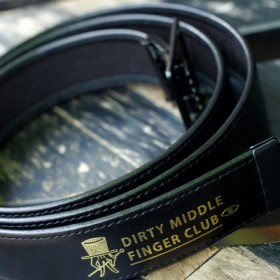 BIG FOOT CO./DIRTY MIDDLE FINGER CLUB WEB BELT