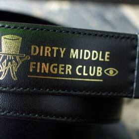 BIG FOOT CO./DIRTY MIDDLE FINGER CLUB WEB BELT