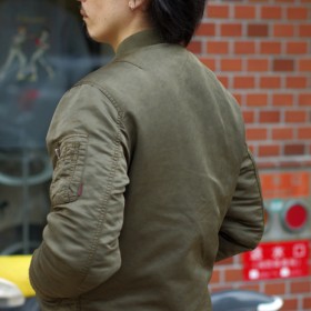 SSDD GARMENT DYED MA-1 JACKET