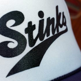 BAD NEWS STINKS MESH CAP