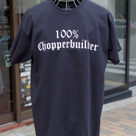 100% CHOPPER BUILDER FRONT PRINT TEE