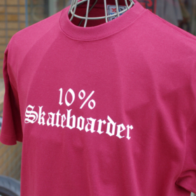 10% SKATEBOADER S/S TEE