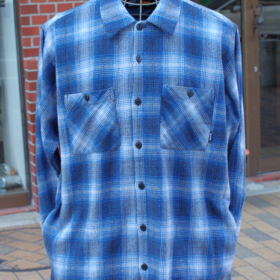 OMBRE CHECK FLANNEL SHIRTS