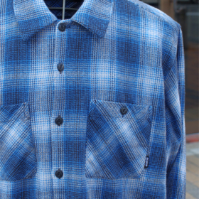 OMBRE CHECK FLANNEL SHIRTS