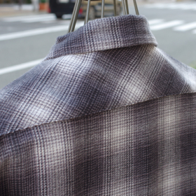 OMBRE CHECK FLANNEL SHIRTS